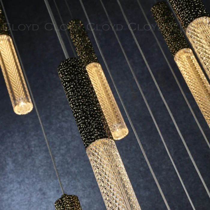 Люстра Cloyd FAGOTT C14 / выс. 280 см - золото (арт.10360)