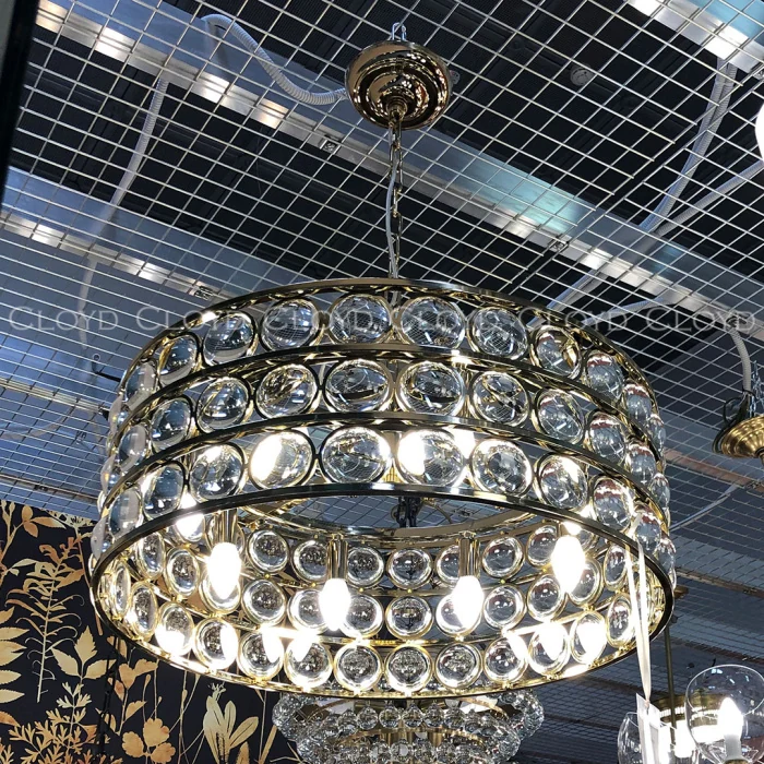 Люстра Cloyd VALENT C8 / Ø65 см - золото (арт.10297)