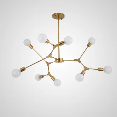 Люстра на штанге LATE D103 Gold ImperiumLoft