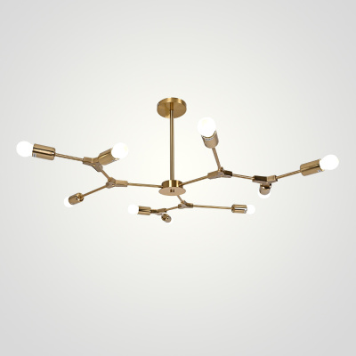 Люстра на штанге LATE D103 Gold ImperiumLoft