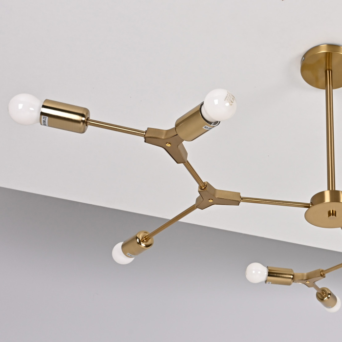 Люстра на штанге LATE D103 Gold ImperiumLoft