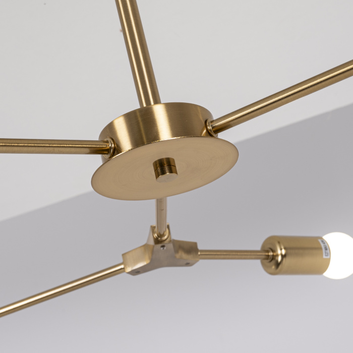 Люстра на штанге LATE D103 Gold ImperiumLoft