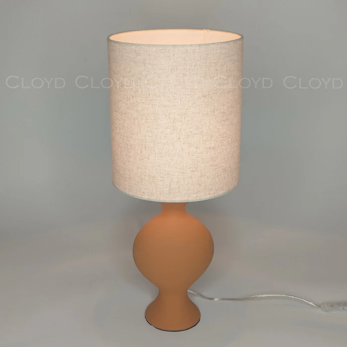 Настольная лампа Cloyd GARGANTUA-B T1 / выс. 59 см- красно-коричн. керамика (арт.30145)