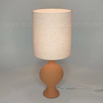 Настольная лампа Cloyd GARGANTUA-B T1 / выс. 59 см- красно-коричн. керамика (арт.30145)