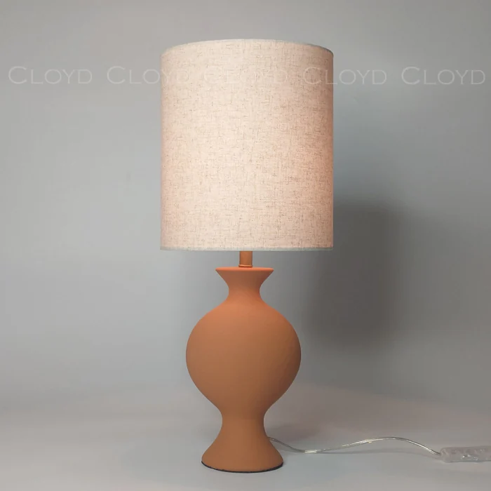 Настольная лампа Cloyd GARGANTUA-B T1 / выс. 59 см- красно-коричн. керамика (арт.30145)