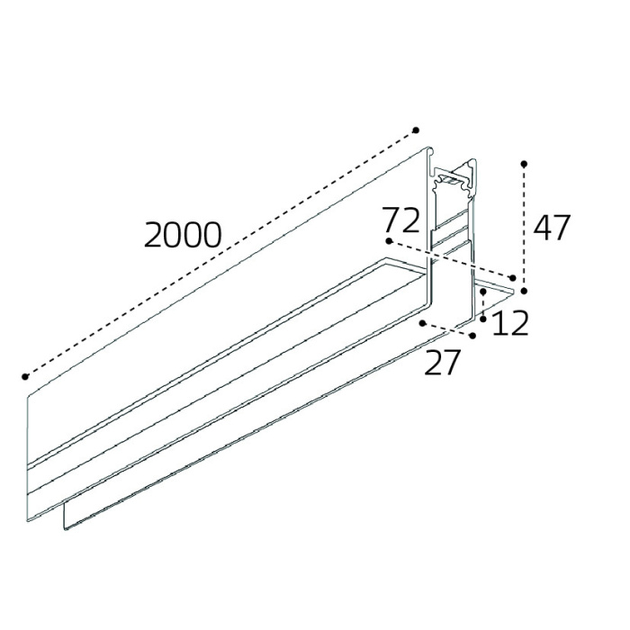 Шинопровод Italline IT012-5030 black