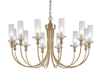 Люстра 4586+6/С gold Newport