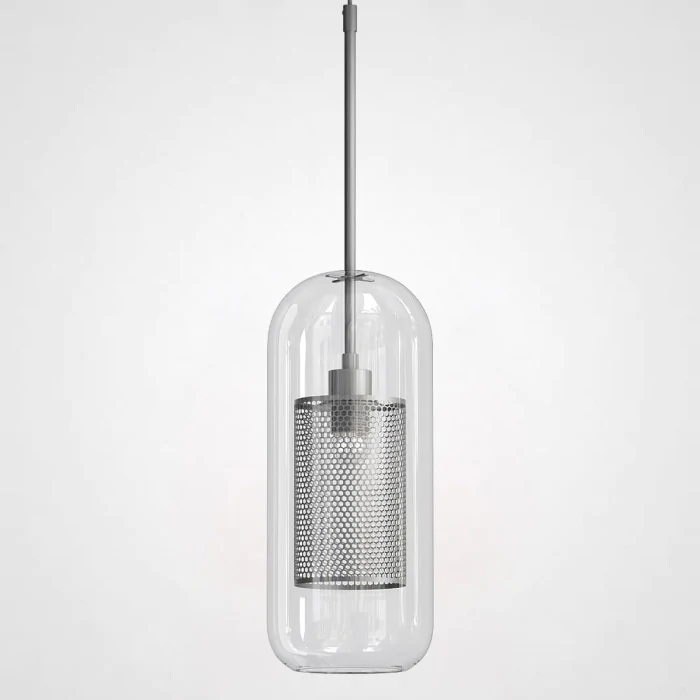 Подвесной светильник CATCH F cylinder silver D15 ImperiumLoft