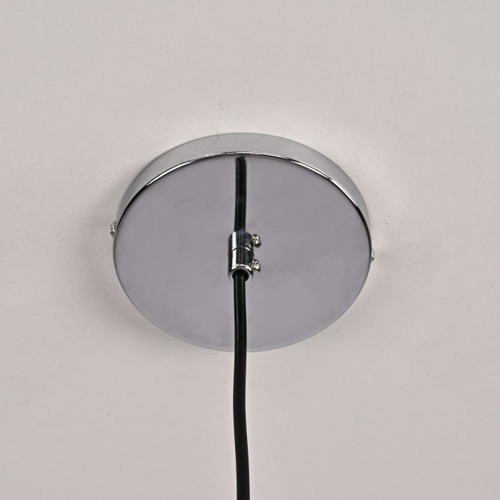 Подвесной светильник RH Utilitaire Disk Shade Pendant Silver ImperiumLoft