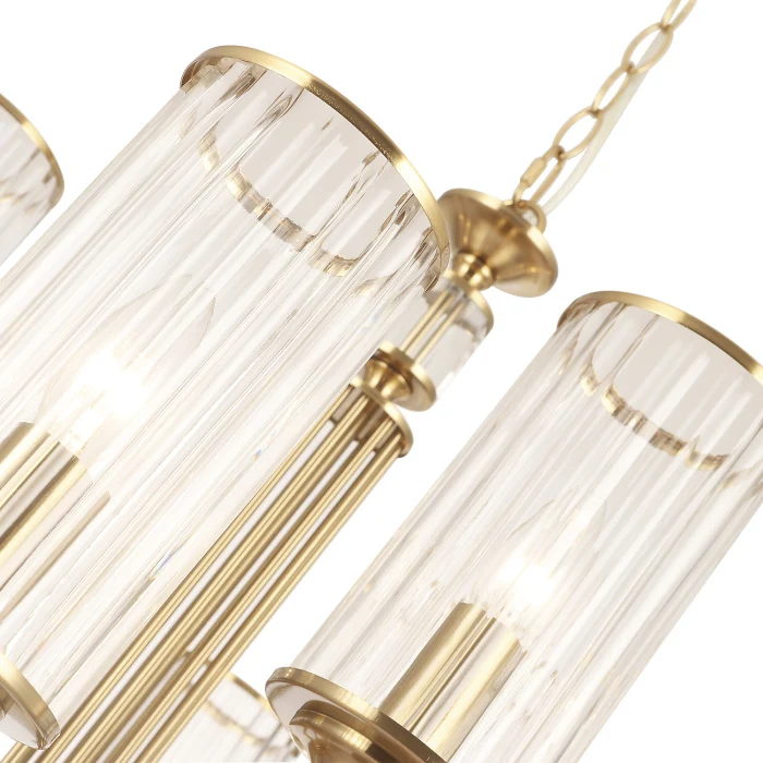 Люстра Crystal Lux GLORIA SP9 BRASS