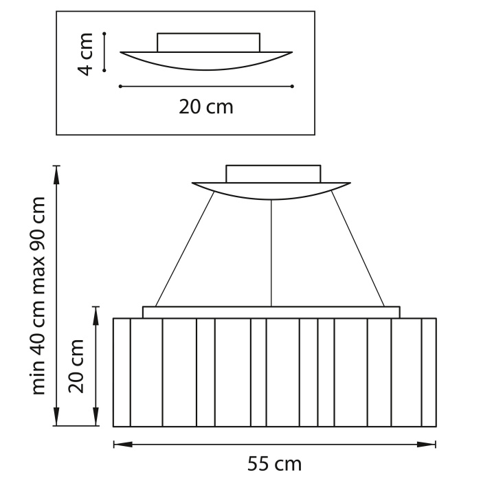 Подвесная люстра NUBI LEGNO LIGHTSTAR 802165