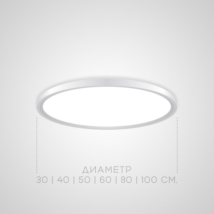 Потолочный светильник EXTRASLIM D100 Black ImperiumLoft