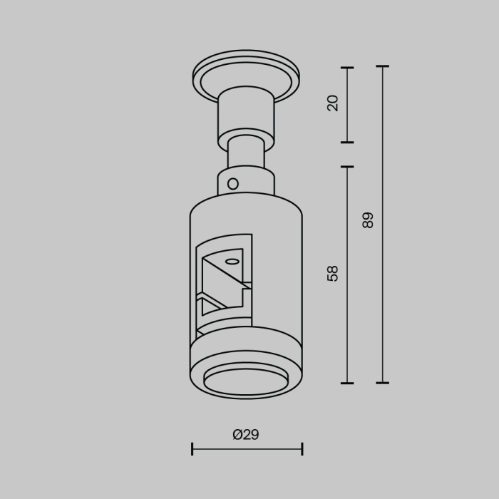 Крепление настенное Wall одинарное Flarity латунь Maytoni TRA155CW-S1-BS