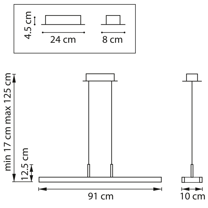Линейный подвесной светильник Lodi Lightstar 723517