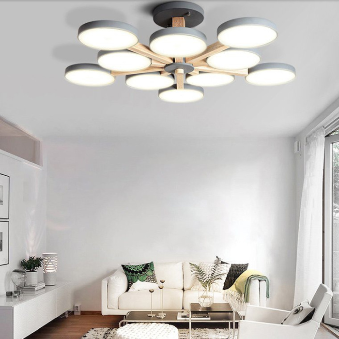 Потолочный светильник TURNA L10 Grey ImperiumLoft