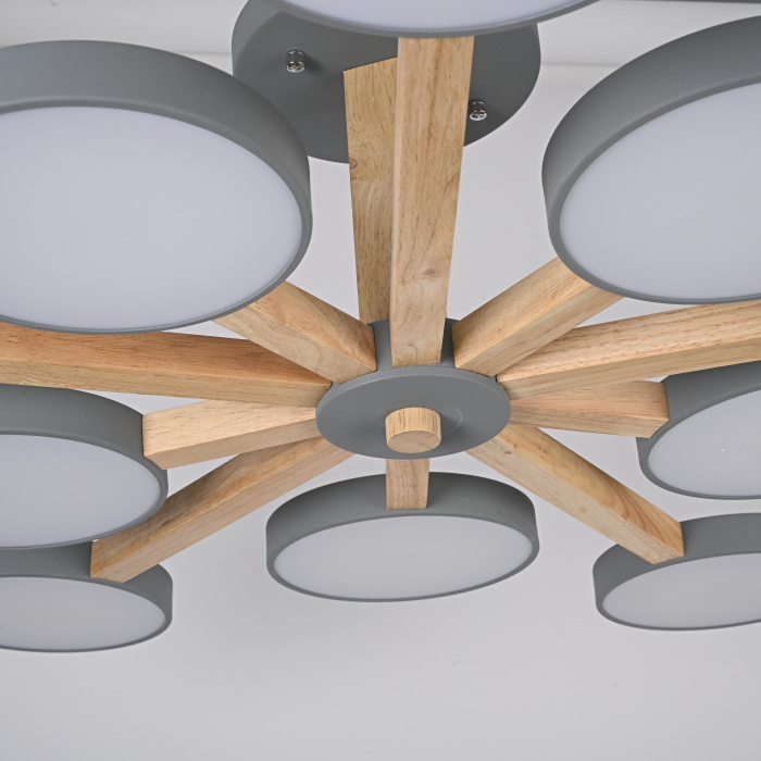 Потолочный светильник TURNA L10 Grey ImperiumLoft