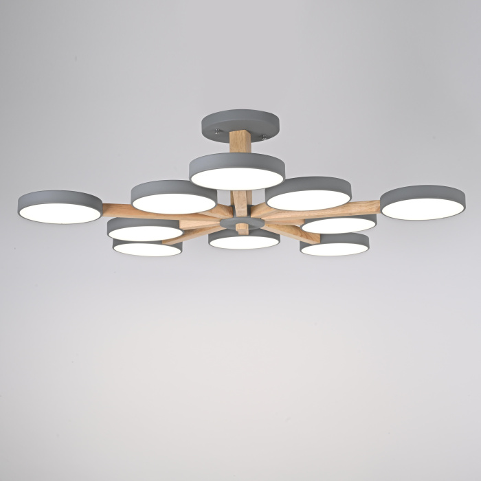 Потолочный светильник TURNA L10 Grey ImperiumLoft