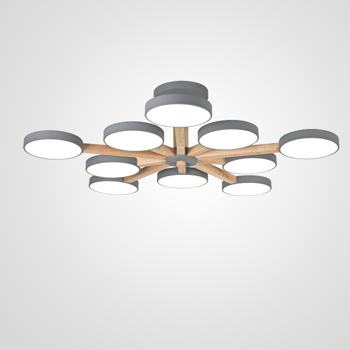 Потолочный светильник TURNA L10 Grey ImperiumLoft