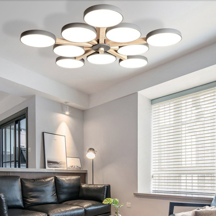 Потолочный светильник TURNA L10 Grey ImperiumLoft