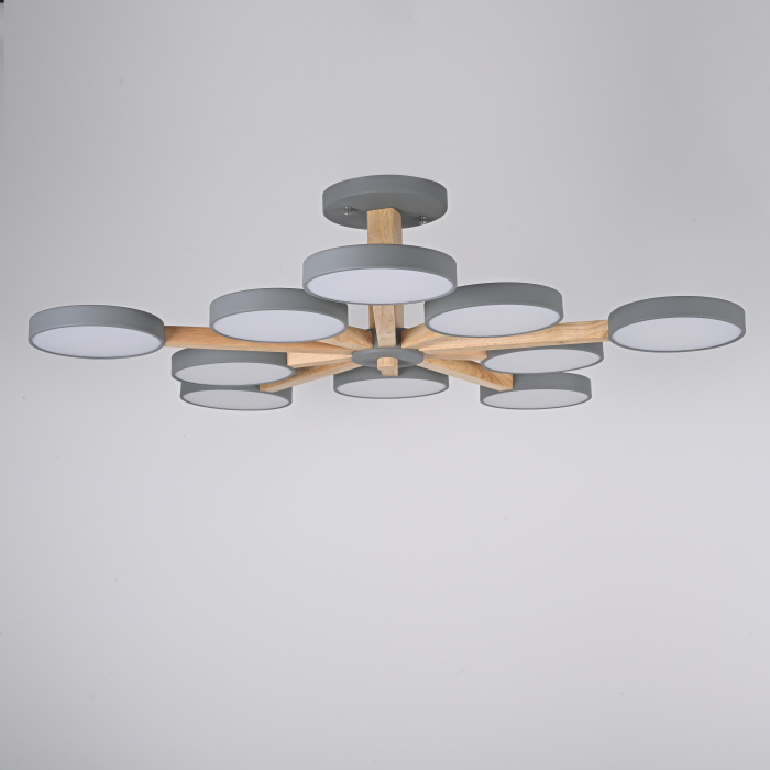 Потолочный светильник TURNA L10 Grey ImperiumLoft