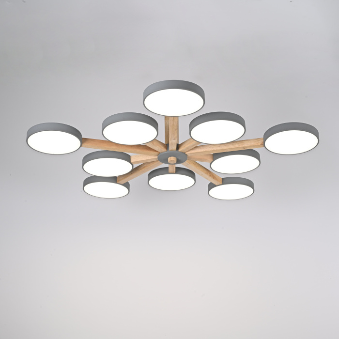 Потолочный светильник TURNA L10 Grey ImperiumLoft