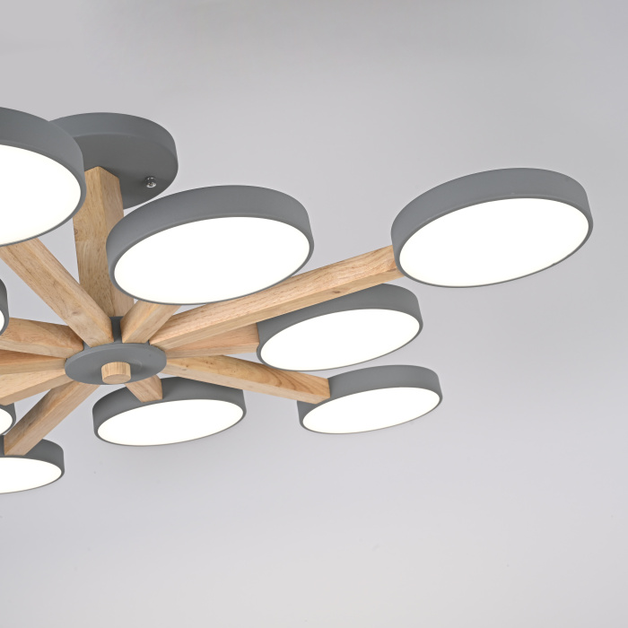 Потолочный светильник TURNA L10 Grey ImperiumLoft