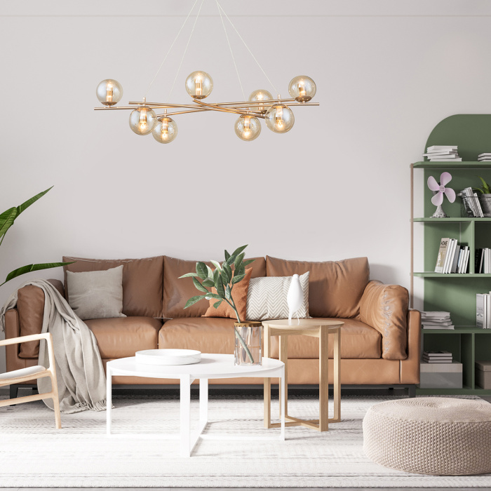 Подвесной светильник BALANCE ESCADA 1119/8S Gold