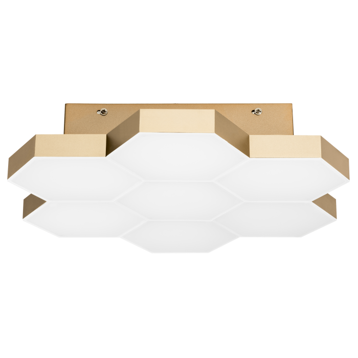 Светильник потолочный FAVO LED-35W 1680LM Satin Gold 4000K (в комплекте) 750073 (MX13003032-7А)