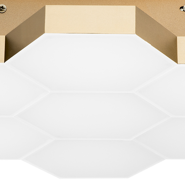 Светильник потолочный FAVO LED-35W 1680LM Satin Gold 4000K (в комплекте) 750073 (MX13003032-7А)