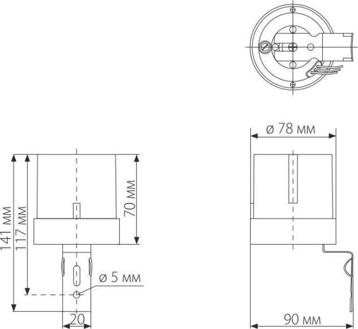 Датчик освещенности Elektrostandard Sns 4690389055430