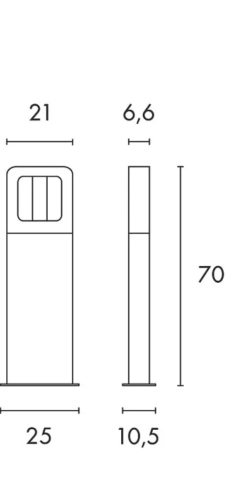 Светильник уличный SLV Bacco 231325-77713