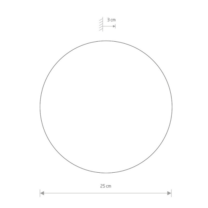 Настенный светильник Nowodvorski Ring Led M Satine Copper 10347