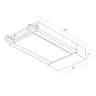 Ввод питания SKYFLAT ST-Luce Черный ST067.409.20