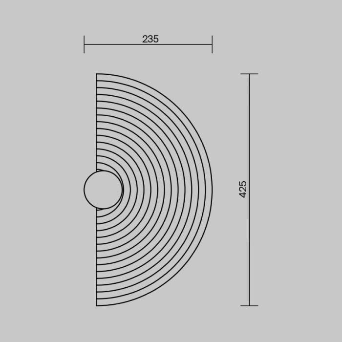 Настенный светильник Freya Felt FR6189WL-L20LG1