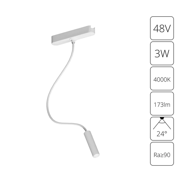Магнитная трековая система Arte Lamp RAPID A6162PL-1WH