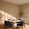Магнитный трековый светильник Белый LED 1*7W 4000K 450Lm Ra90 36° IP20 D32xH307 48V ST682.546.07