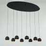 Подвесная люстра Delight Collection MD21001034 MD21001034-8A black/gold