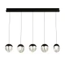 Подвесной светильник Delight Collection MD24001033 MD24001033-5B black/clear