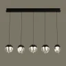 Подвесной светильник Delight Collection MD24001033 MD24001033-5B black/clear