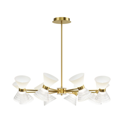 Светильник подвесной ST-Luce латунь/прозрачный, белый, латунь G9 LED 16*5W SL2004.303.16