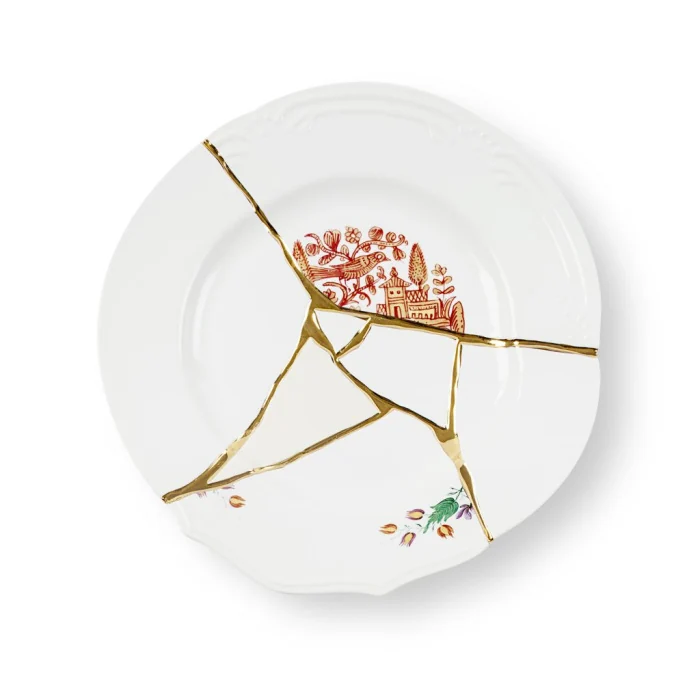 Тарелка Seletti Kintsugi 9611