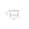 Рефлектор сменный 38G к 3850xx (D86) Lightstar Ciclone 385003