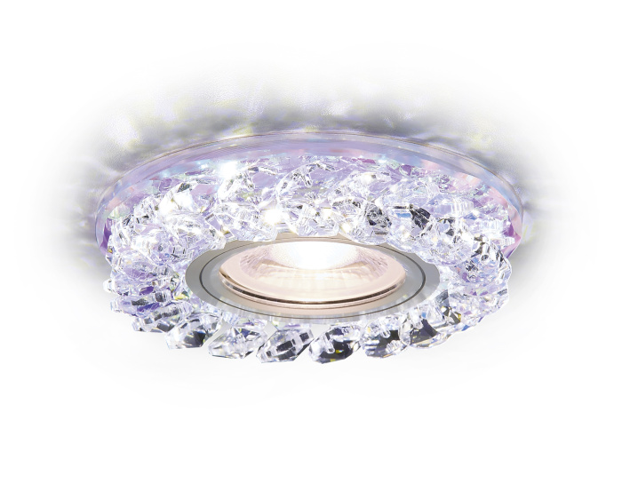 Встраиваемый точечный светильник MR16 со светодиодной подсветкой Ambrella light S257 PR