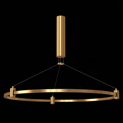 Шинопровод-кольцо FARM с подвесами и основанием под блок питания ST-Luce Золотистый ST025.203.00