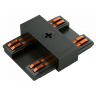 Коннектор питания прямой для ультратонкого шинопровода iLedex VISION POWER CONNECT 4825-BK