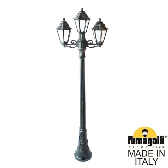 Садово-парковый фонарь FUMAGALLI ARTU BISSO/ANNA 2+1 E22.158.S21.AYF1R