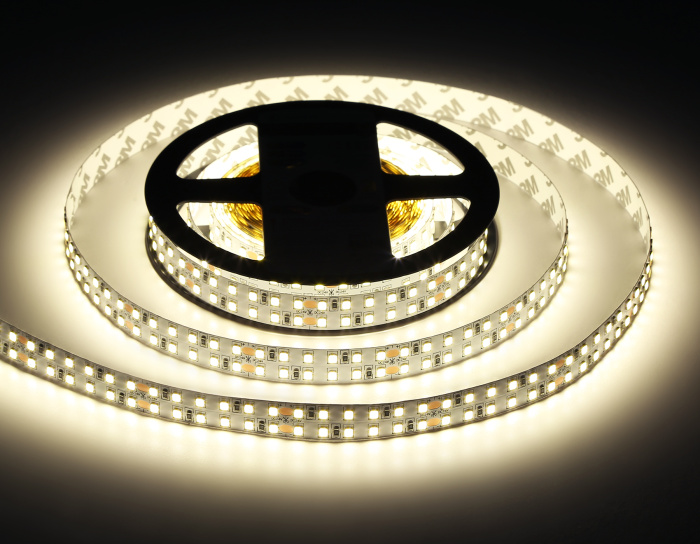 Светодиодная лента двухрядная Ambrella Light GS3702 2835 240Led /24W m/ 24V IP20 4500K 5m Ambrella light GS3702