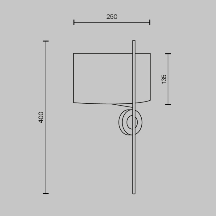 Бра Maytoni Glamping MOD437WL-02BG