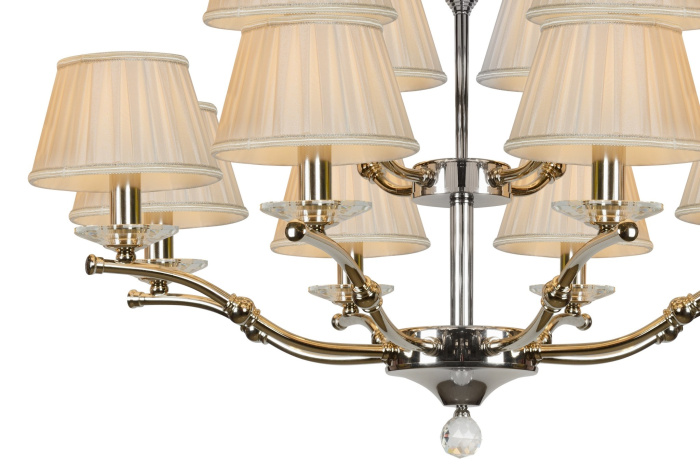 Подвесная люстра iLamp Vivaldi 85125/8+4 Хром