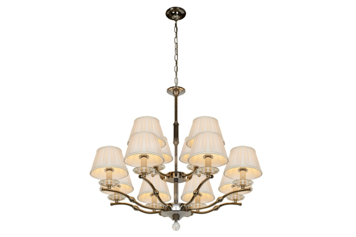 Подвесная люстра iLamp Vivaldi 85125/8+4 Хром